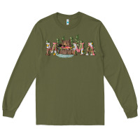 Mama With Bear And Daisy Long Sleeve Tee | Teevron