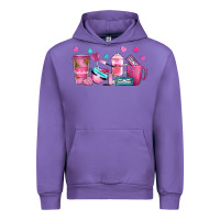 Tulip lash hustler with eyelashes coffee cups Urban Hoodie - NancyCooperArtShop
