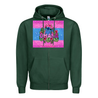 Sports Green ohana stitch Zipper Hoodie - Zillion Design Studio