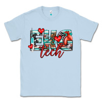 Dusty Blue ekg tech Classic Tee - texasbilliewilder