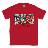 Red ekg tech Classic Tee - texasbilliewilder