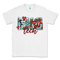 White ekg tech Classic Tee - texasbilliewilder