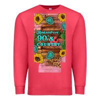 Cardinal raised 90's country guitar cactus sunflower's 12 oz can cooler  (slim) Premium Sweatshirt - Artiststas