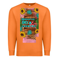 Carrot raised 90's country guitar cactus sunflower's 12 oz can cooler  (slim) Premium Sweatshirt - Artiststas