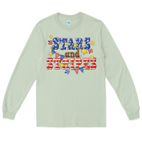 Matcha stars and striper billie wilder Long Sleeve Tee - texasbilliewilder