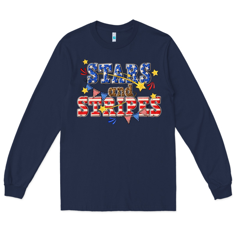 Stars And Striper Billie Wilder Long Sleeve Tee by texasbilliewilder | Teevron