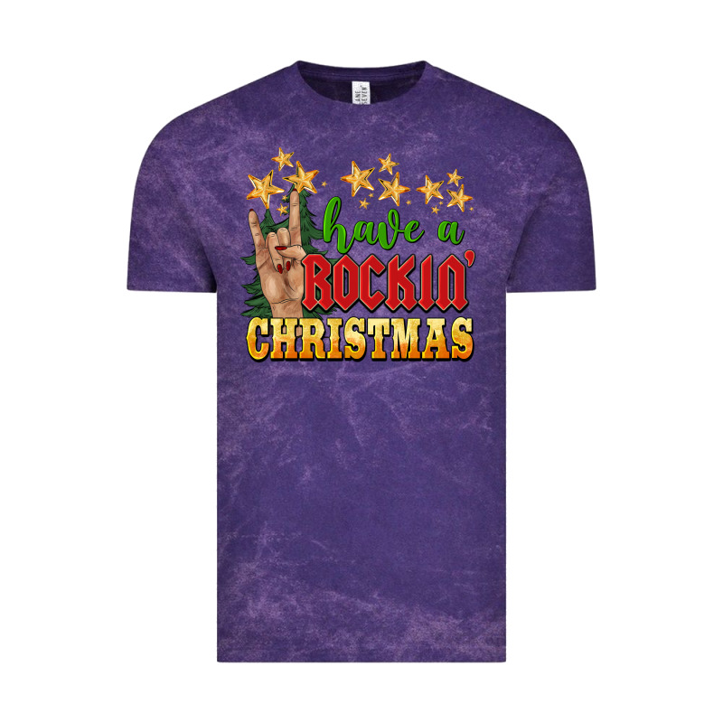 Have A Rockin Christmas Vintage Tee by BarkalooDesign | Teevron
