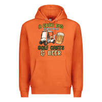 Carrot a god day starts with golf carts and beer Premium Hoodie - MaliasSmallBusiness