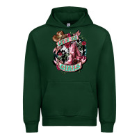 Foreset Green lets go girls cowboy boots cowgirl Urban Hoodie - NancyCooperArtShop