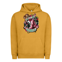 Pigment Peanut Butter lets go girls cowboy boots cowgirl Urban Hoodie - NancyCooperArtShop