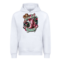 White lets go girls cowboy boots cowgirl Urban Hoodie - NancyCooperArtShop