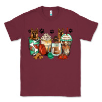 Burgundy german shepherds coffee cups Classic Tee - Zillion Design Studio