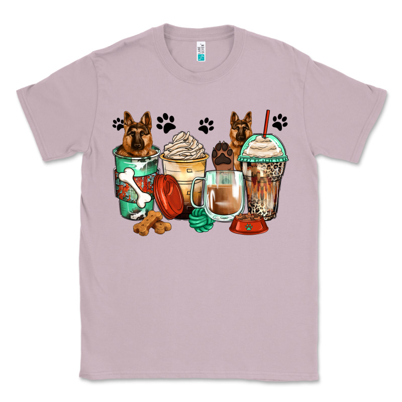 German Shepherds Coffee Cups Classic Tee by Zillion Design Studio | Teevron