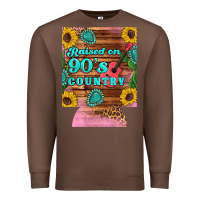 Chestnut raised 90's country guitar cactus sunflower's 12 oz can cooler (regula Premium Sweatshirt - Artiststas