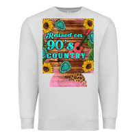 Dove Grey raised 90's country guitar cactus sunflower's 12 oz can cooler (regula Premium Sweatshirt - Artiststas