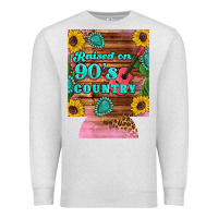 Oatmeal Heather raised 90's country guitar cactus sunflower's 12 oz can cooler (regula Premium Sweatshirt - Artiststas