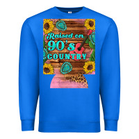 True Royal raised 90's country guitar cactus sunflower's 12 oz can cooler (regula Premium Sweatshirt - Artiststas