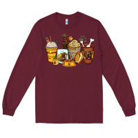 Burgundy labrador retriever coffee cups Long Sleeve Tee - Zillion Design Studio