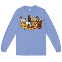 Colony Blue labrador retriever coffee cups Long Sleeve Tee - Zillion Design Studio