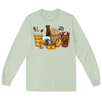 Matcha labrador retriever coffee cups Long Sleeve Tee - Zillion Design Studio