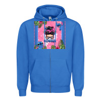 Ohana Stitch Messy Bun Zipper Hoodie | Teevron