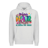 Dove Grey making hair beautiful is kinda my thing Premium Hoodie - MaliasSmallBusiness