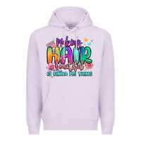 Lilac making hair beautiful is kinda my thing Premium Hoodie - MaliasSmallBusiness