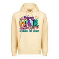 Pina Colada making hair beautiful is kinda my thing Premium Hoodie - MaliasSmallBusiness