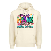 Sandshell making hair beautiful is kinda my thing Premium Hoodie - MaliasSmallBusiness