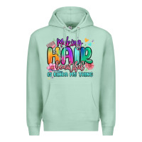 Seafoam making hair beautiful is kinda my thing Premium Hoodie - MaliasSmallBusiness