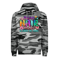 Slate Camo making hair beautiful is kinda my thing Premium Hoodie - MaliasSmallBusiness