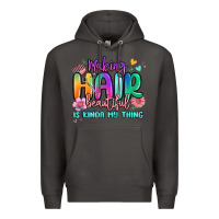 Smoke making hair beautiful is kinda my thing Premium Hoodie - MaliasSmallBusiness