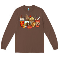 Chestnut labradoodle coffee cups Long Sleeve Tee - Zillion Design Studio