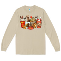 Mushroom labradoodle coffee cups Long Sleeve Tee - Zillion Design Studio