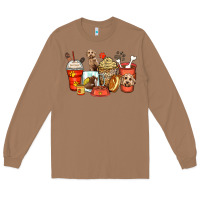 Toasted Coconut labradoodle coffee cups Long Sleeve Tee - Zillion Design Studio