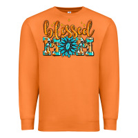 Carrot blessed mom with gemstone Premium Sweatshirt - AdoDesignShop