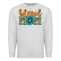 Dove Grey blessed mom with gemstone Premium Sweatshirt - AdoDesignShop
