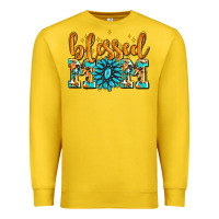Lemon blessed mom with gemstone Premium Sweatshirt - AdoDesignShop