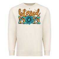 Sandshell blessed mom with gemstone Premium Sweatshirt - AdoDesignShop