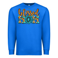True Royal blessed mom with gemstone Premium Sweatshirt - AdoDesignShop