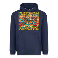 Navy teacher vibes Heavyweight Hoodie - JahusDesignShop