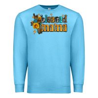 Ocean Blue blessed mama Premium Sweatshirt - AdoDesignShop