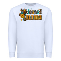 White blessed mama Premium Sweatshirt - AdoDesignShop