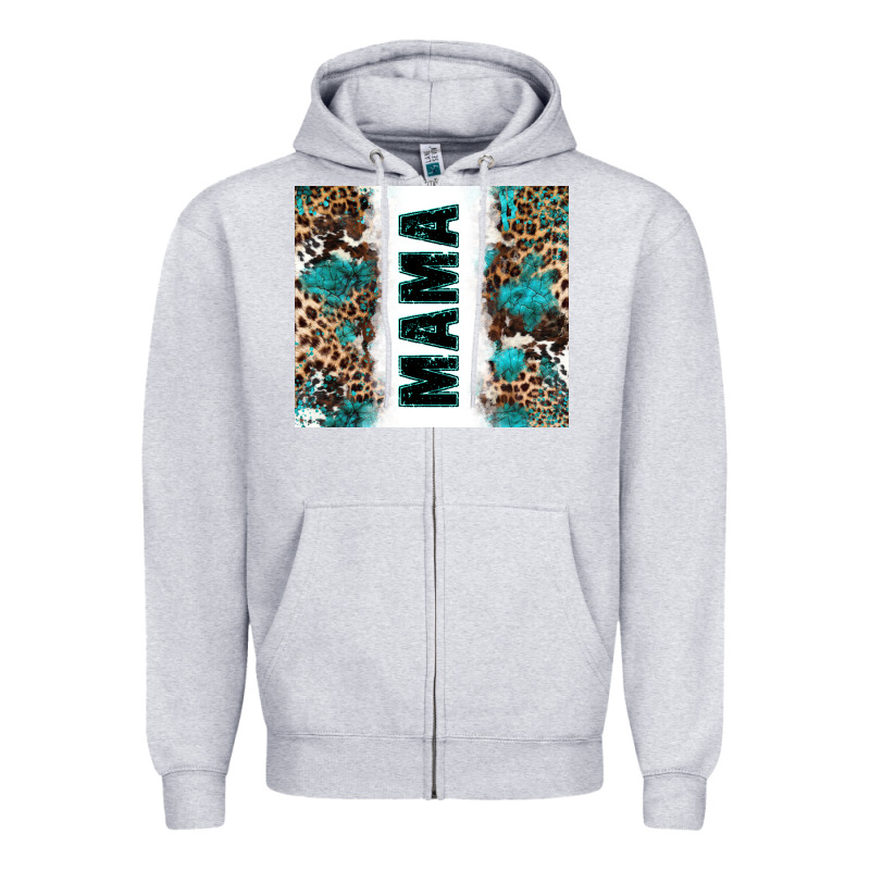 Western Mama Zipper Hoodie by Zillion Design Studio | Teevron