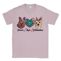 Lilac peace love chihuahua Classic Tee - RanaPortraitStore