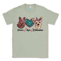 Matcha peace love chihuahua Classic Tee - RanaPortraitStore
