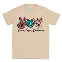 Mushroom peace love chihuahua Classic Tee - RanaPortraitStore