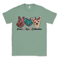 Peace Love Chihuahua Classic Tee | Teevron