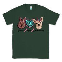 Sports Green peace love chihuahua Classic Tee - RanaPortraitStore