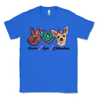 True Royal peace love chihuahua Classic Tee - RanaPortraitStore